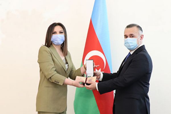 Medical workers awarded according to the relevant decrees of President Ilham Aliyev have received their honors - 3