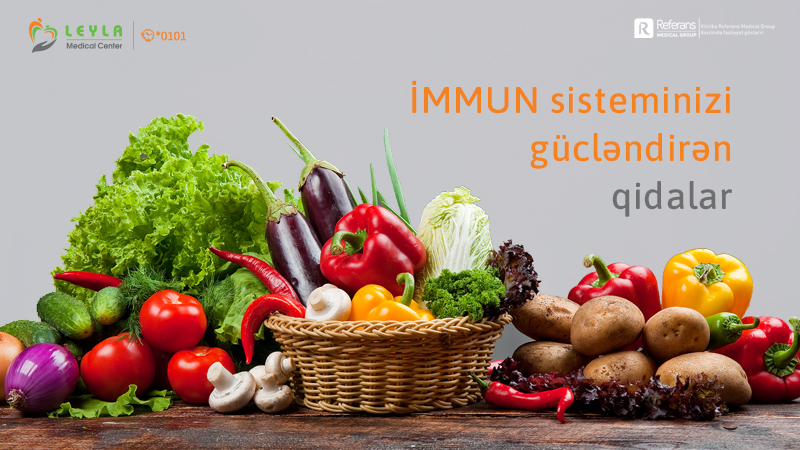 İmmun sisteminizi gücləndirən qidalar